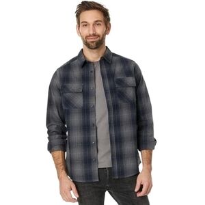 RVCA Gray Plaid Zip-Up Jacket